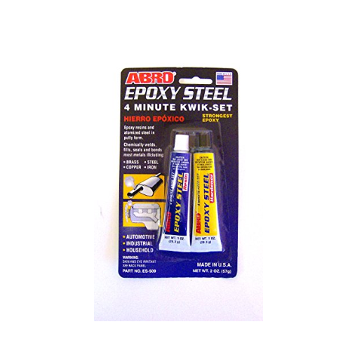 ABRO COLLE 2 TUBE EPOXY ACIER USA 57g ES-509-A ABRO COLLE 2 TUBE EPOXY ACIER USA 57g ES-509-A