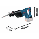 BOSCH SCIE SABRE SFIL 18V 115mm (SBATERIECHARGEUR).
