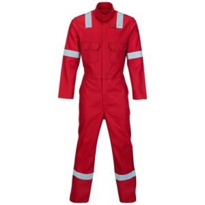 COMBINAISON 100% COTON A3CO ROUGE A3 SAFE