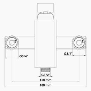 SLR MITIGEUR BAIN DOUCHE DIAMANT 1