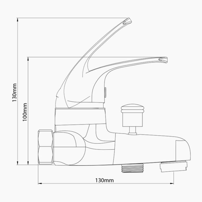SLR MITIGEUR BAIN DOUCHE ROSTOM