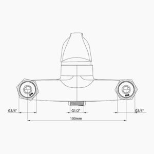 SLR MITIGEUR DABLUTION A BEC FIXE ROSTOM 1