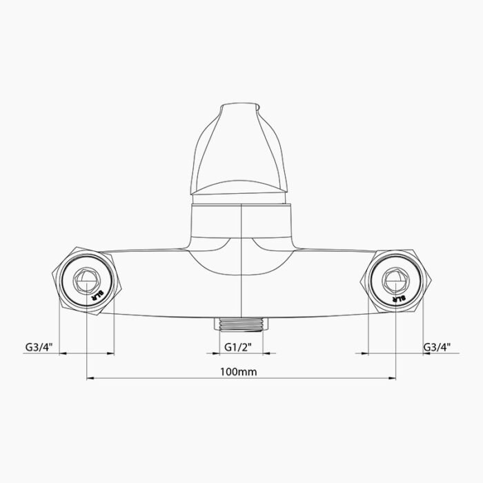 SLR MITIGEUR DABLUTION A BEC FIXE ROSTOM 1