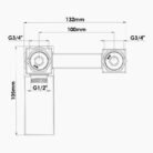 SLR MITIGEUR DABLUTION CARRE DIAMANT