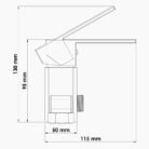 SLR MITIGEUR DOUCHE MAIN DIAMANT