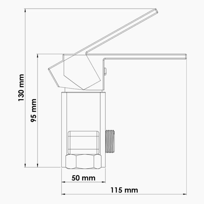 SLR MITIGEUR DOUCHE MAIN DIAMANT