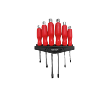 JEU DE TOURNEVIS A FRAPPER  6PCS WISEUP