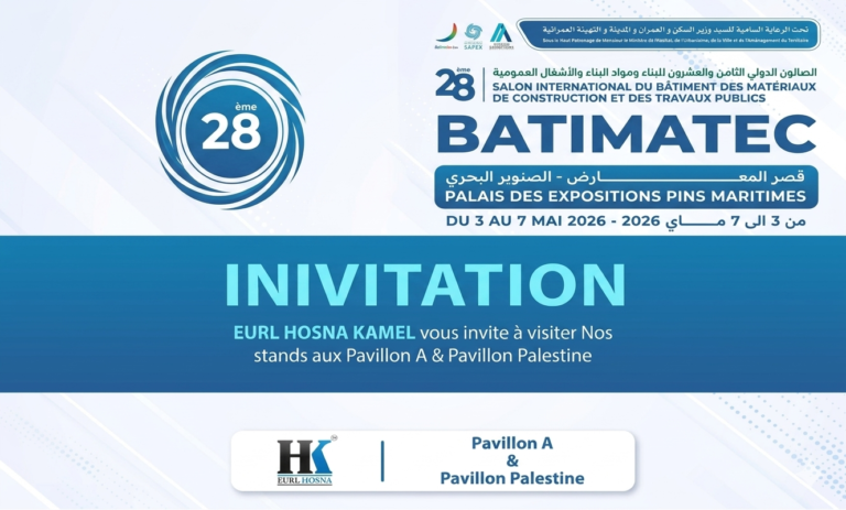 Retrouvez-nous au salon BATIMATEC 2026
