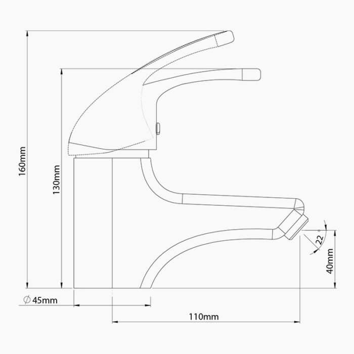 SLR MITIGEUR LAVABO ROSTOM