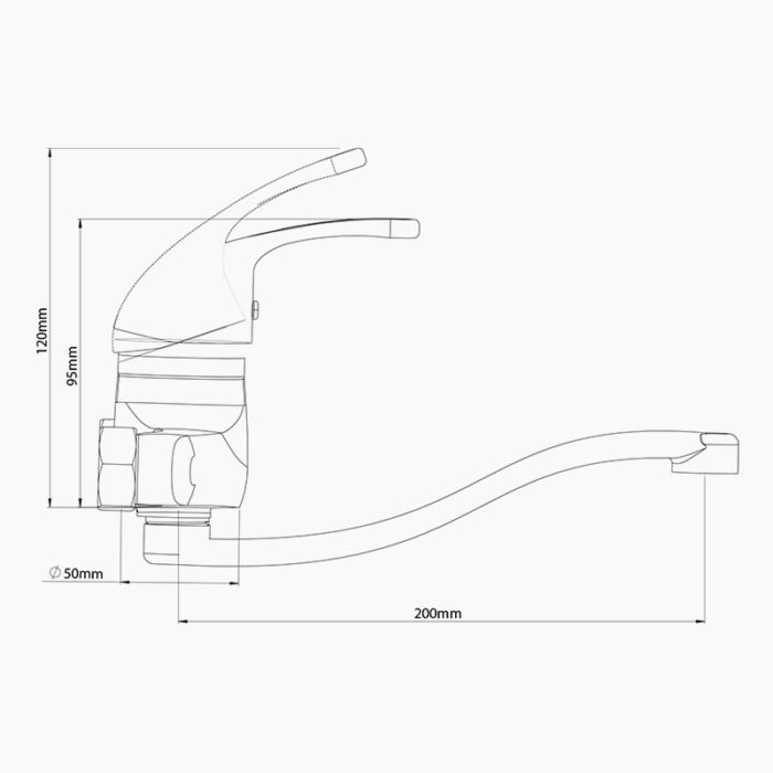 mitigeur-evier-mural