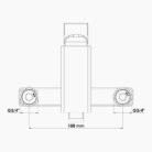 mitigeur-evier-mural DIAMANT